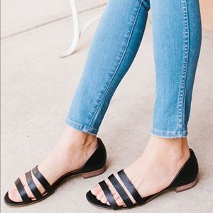 Madewell Leila Three Strap Sandal